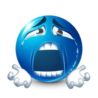 Sticker from Blue guy