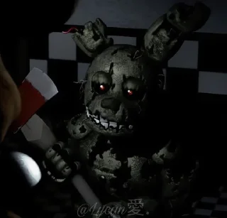 🔪 emoji ° . •Springtrap ~ fnaf• . ° Telegram sticker 20 of 30