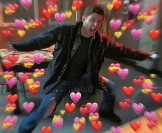 ❤️ emoji Сверхъестественное 🤪 Telegram sticker 16 of 70