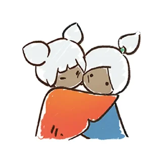 Sticker from sky: children of the light