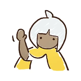 Sticker from sky: children of the light