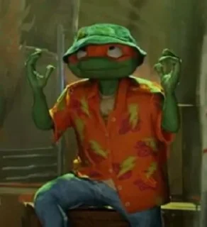 Sticker from mutant ninja turtles