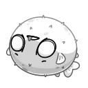 😵 emoji Puffer Fish Telegram sticker 14 of 28