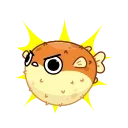 😡 emoji Puffer Fish Telegram sticker 19 of 28