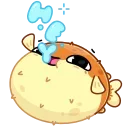 👋 emoji Puffer Fish Telegram sticker 5 of 28
