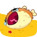 Sticker from Puffer Fish