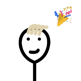 🎉 emoji sketch Telegram sticker 7 of 10
