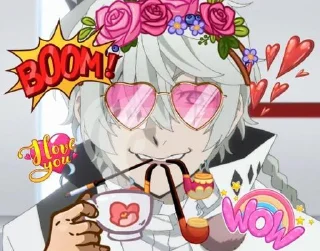 ⭐️ emoji Дазай жоско ебал Чую в очко @Tgthemesrobot Telegram sticker 9 of 26