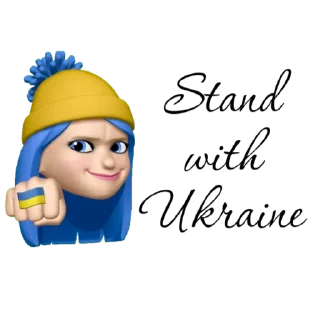👉 emoji Ukrainian Telegram sticker 12 of 21