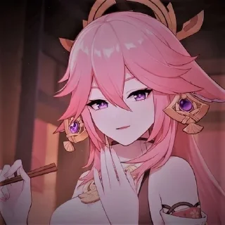 Sticker from 八重神子|𝐘𝐚𝐞 𝐌𝐢𝐤𝐨