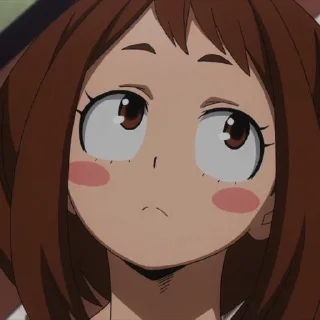 🎀 emoji Uraraka @anta_baka_228 Telegram sticker 23 of 60