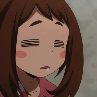 🎀 emoji Uraraka @anta_baka_228 Telegram sticker 20 of 60