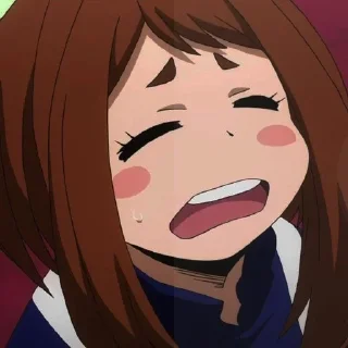 🎀 emoji Uraraka @anta_baka_228 Telegram sticker 2 of 60