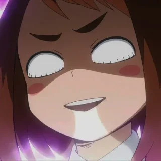 🎀 emoji Uraraka @anta_baka_228 Telegram sticker 16 of 60