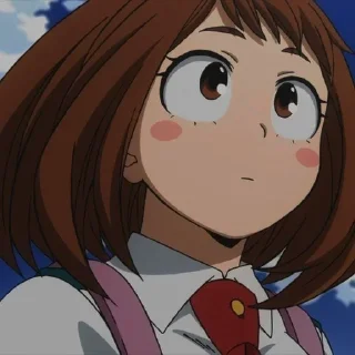 🎀 emoji Uraraka @anta_baka_228 Telegram sticker 18 of 60