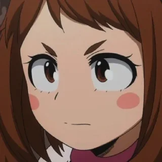 🎀 emoji Uraraka @anta_baka_228 Telegram sticker 14 of 60