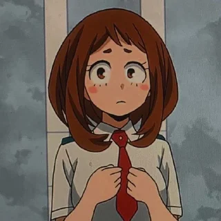 🎀 emoji Uraraka @anta_baka_228 Telegram sticker 24 of 60