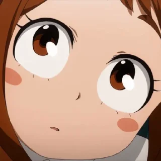 🎀 emoji Uraraka @anta_baka_228 Telegram sticker 9 of 60