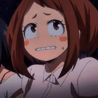 🎀 emoji Uraraka @anta_baka_228 Telegram sticker 3 of 60