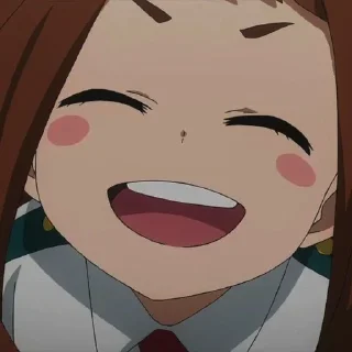 🎀 emoji Uraraka @anta_baka_228 Telegram sticker 19 of 60