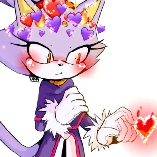 Sticker from ~<°Cute Blaze the cat°>~