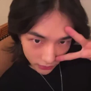 ✌ emoji hyunjin fr @windyxs Telegram sticker 10 of 50