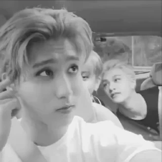 Sticker from minsung bw @inliffe
