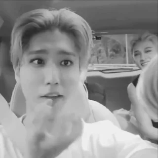 Sticker from minsung bw @inliffe