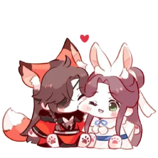 ❤️ emoji Tiān Guān Cì Fú 💜 @Cucuroozzka Telegram sticker 16 of 99