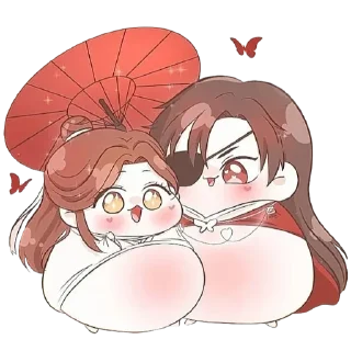 ❤️ emoji Tiān Guān Cì Fú 💜 @Cucuroozzka Telegram sticker 10 of 99