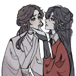 💋 emoji Tiān Guān Cì Fú 💜 @Cucuroozzka Telegram sticker 13 of 99