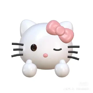 😄 emoji kitty🐈🌸 Telegram sticker 9 of 13