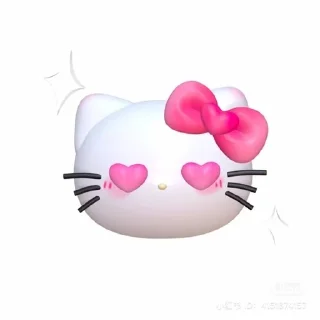 🤩 emoji kitty🐈🌸 Telegram sticker 5 of 13