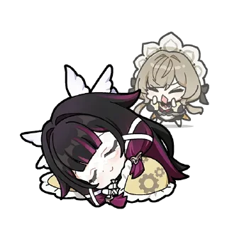 😴 emoji ЛЮТИ ГЕНШ ЛЮБИМКИ ПАК Telegram sticker 9 of 58