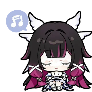 🎶 emoji ЛЮТИ ГЕНШ ЛЮБИМКИ ПАК Telegram sticker 6 of 58