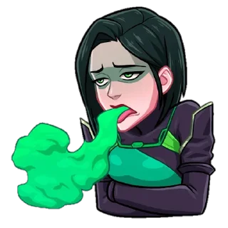 🤮 emoji Valorant Telegram sticker 21 of 27
