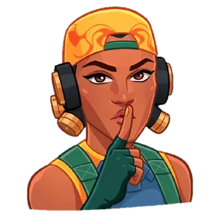 🤫 emoji Valorant Telegram sticker 20 of 27