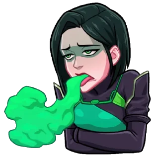 🤢 emoji Valorant Telegram sticker 17 of 27
