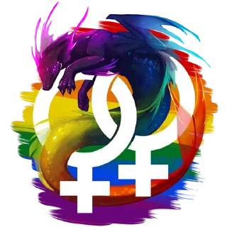 Sticker from Pride dragons