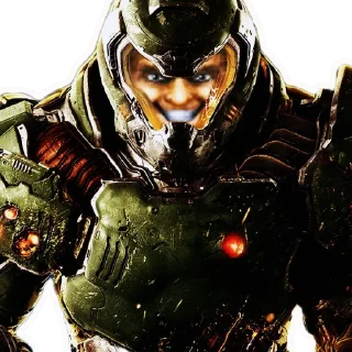 😆 emoji Doom Eternal Telegram sticker 18 of 21