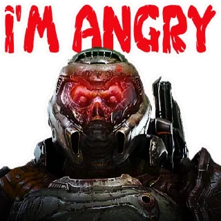 🤬 emoji Doom Eternal Telegram sticker 15 of 21