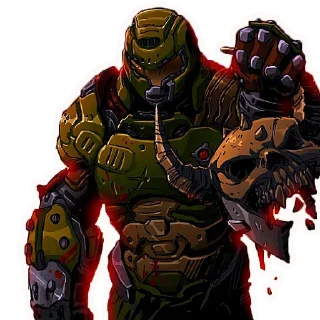 👊 emoji Doom Eternal Telegram sticker 20 of 21