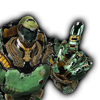 🖕 emoji Doom Eternal Telegram sticker 21 of 21