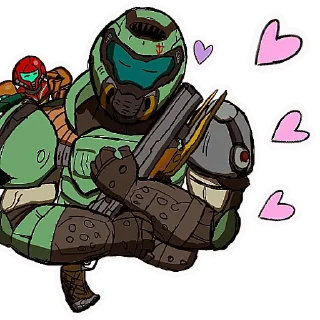 🥰 emoji Doom Eternal Telegram sticker 11 of 21