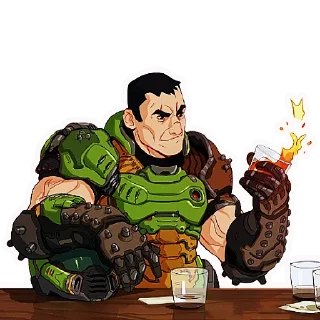 Sticker from Doom Eternal
