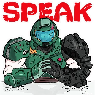 🤨 emoji Doom Eternal Telegram sticker 14 of 21
