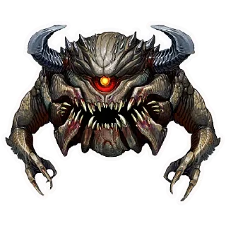 😟 emoji Doom Eternal Telegram sticker 8 of 21