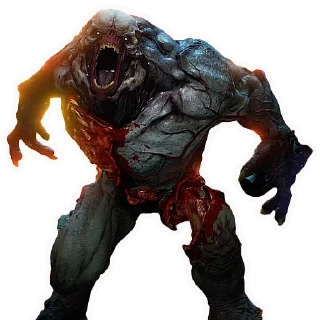 😲 emoji Doom Eternal Telegram sticker 17 of 21