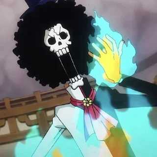💀 emoji Brook☠️ :: @twarchosticker Telegram sticker 22 of 36