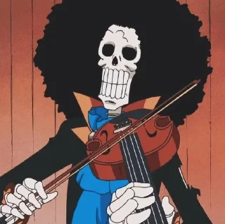 💀 emoji Brook☠️ :: @twarchosticker Telegram sticker 16 of 36